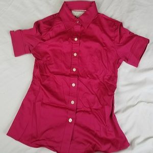 Banana Republic Hot Pink button down Size 00
